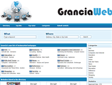 Tablet Screenshot of granciaweb.com